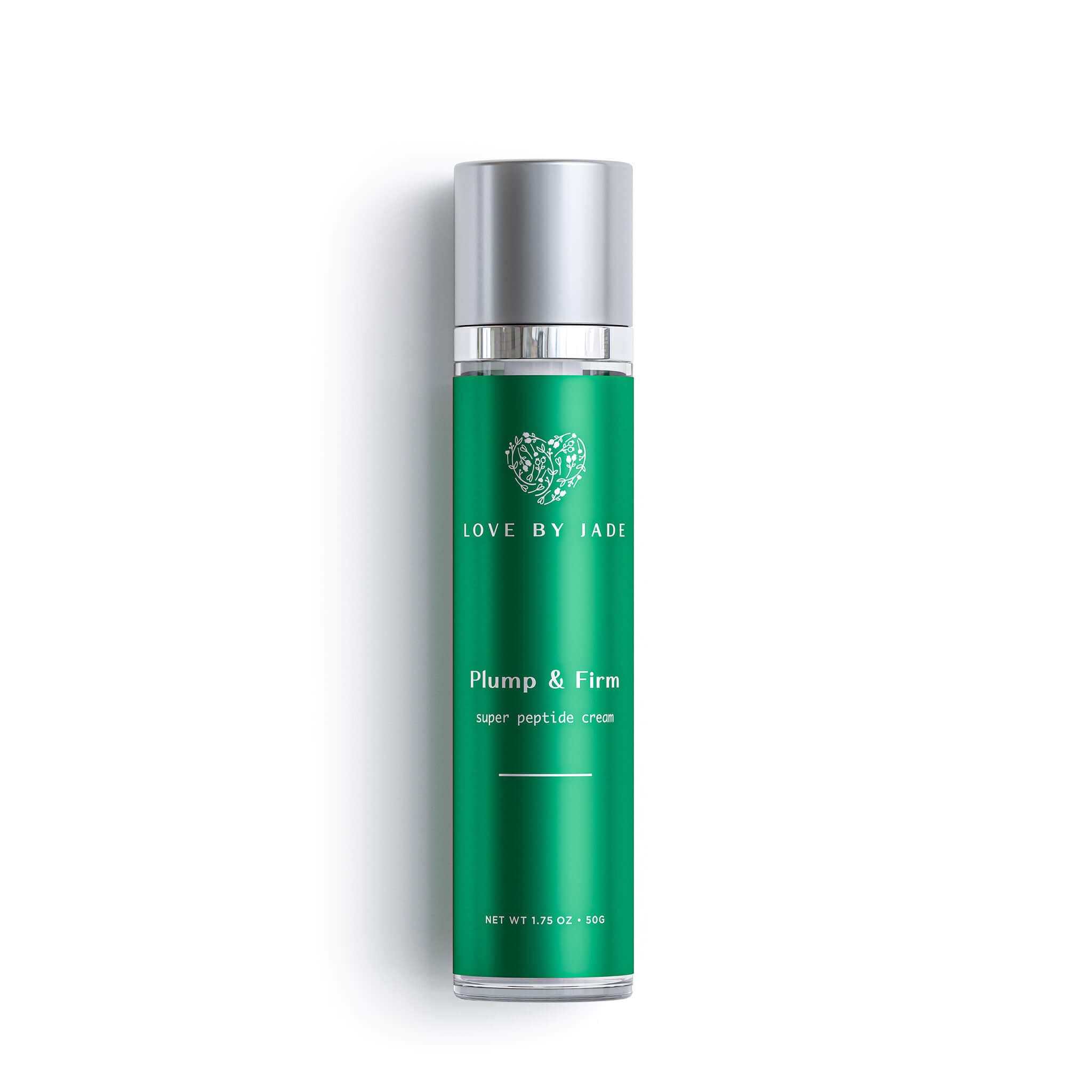 Plump & Firm Super Peptide Cream, pump closed | Peptide Moisturiser | Love by Jade